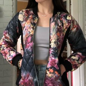 Floral Puffer Coat from Turkey